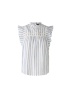 Oui | Stripe frill Blouse
