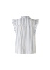 Oui | Stripe frill Blouse