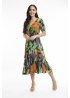 Orientique | Nicossia Godet Dress