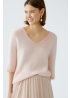Oui | Fluffy V-Neck Jumper
