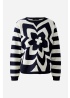 Oui | Flower Cotton Jumper