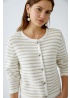 Oui | Stripe French Style Jacket