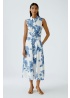 Oui | Flower Midi Dress