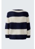 Oui | Wool Blend Stripe Jumper