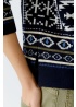 Oui | Navy Knitted Jumper