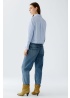 Oui | Ruffle Trim Shirt