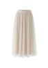 Oui | Rose White Net Skirt