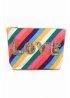 MyDoris | Love Rainbow Stripe Medium Pouch