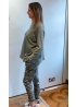 Lulu | Khaki Roundneck Jumper