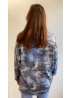 Lulu | Blue Camouflage Sweat Top