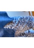 Lulu | Blue Animal Print Trousers