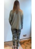 Lulu | Khaki Camouflage Trousers