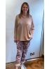 Lulu | Pink Camouflage Trousers