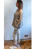 Lulu |  Cream Casual Trousers