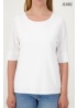 Just White | Lined T-Shirt