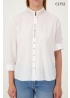 Just White | Detail Collar Shirt