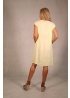 Deck | Beaded Linen Lemon Dress
