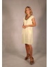 Deck | Beaded Linen Lemon Dress