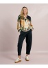 Deck | Black Barrel Shape Trouser
