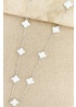 Envy | White Pearl Clover Necklace