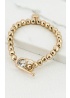Envy | Crystal T-Bar Bracelet