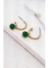 Envy | Beaded Hoop Earrings