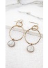 Envy | Hoop Drop Earrings