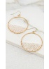 Envy | Bead Hoop Earrings