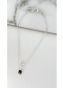 Envy | Double Stone Pendant Necklace