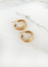 Envy | Small Textured Hoop Earring