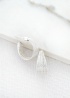 Envy | Small Textured Hoop Earring