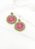 Envy | Circular Bead Earrings