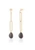 Spoke | Ami Black Pearl Drop Earrings