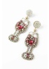 MyDoris | Pink Champagne Glass Earrings
