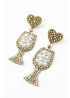 MyDoris | White Wine Spritzer Earrings