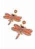 MyDoris | Pink Dragonfly Earrings