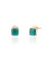 Spoke | Turquoise Square Earring