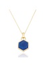 Spoke | Lapis Hexagon Pendant & Chain