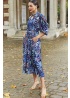 Onjenu | Esme Midnight Blue Midi Dress