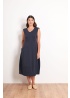 Foil | Believe The Hype Trapeze Dress Navy