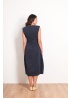 Foil | Believe The Hype Trapeze Dress Navy
