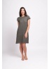 Foil | Fringe Festival Linen Dress Khaki