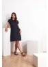 Foil | Fringe Festival Linen Dress True Navy