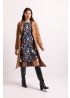 Foil | Faux Suede Trench Coat