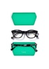 NAOA | Apple Leather Slim Glasses Case Emerald