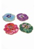 MyDoris | Beaded Pansy Coasters