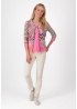 Just White | Mesh Print Top