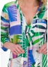 Just White | Leaf Print Blouse