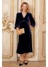 Aspiga | Lorna Navy Velvet Dress