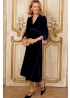 Aspiga | Lorna Navy Velvet Dress